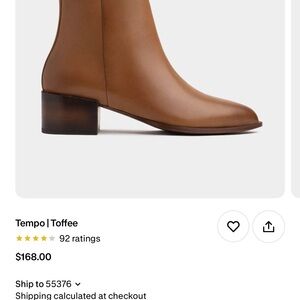 Thursday Boot Company Toffee Heeled Boots